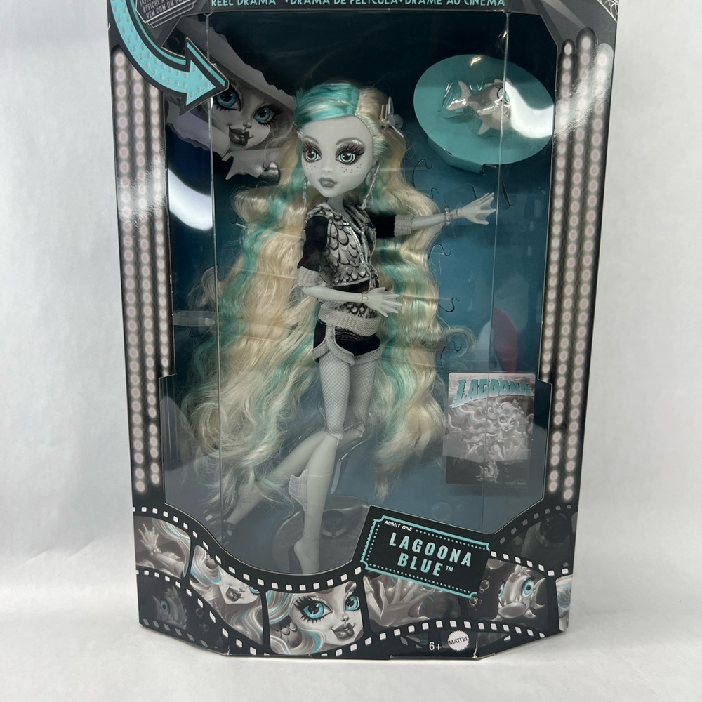 Monster High Doll Lagoona Blue Reel Drama 2022 NRFB Please See Photos